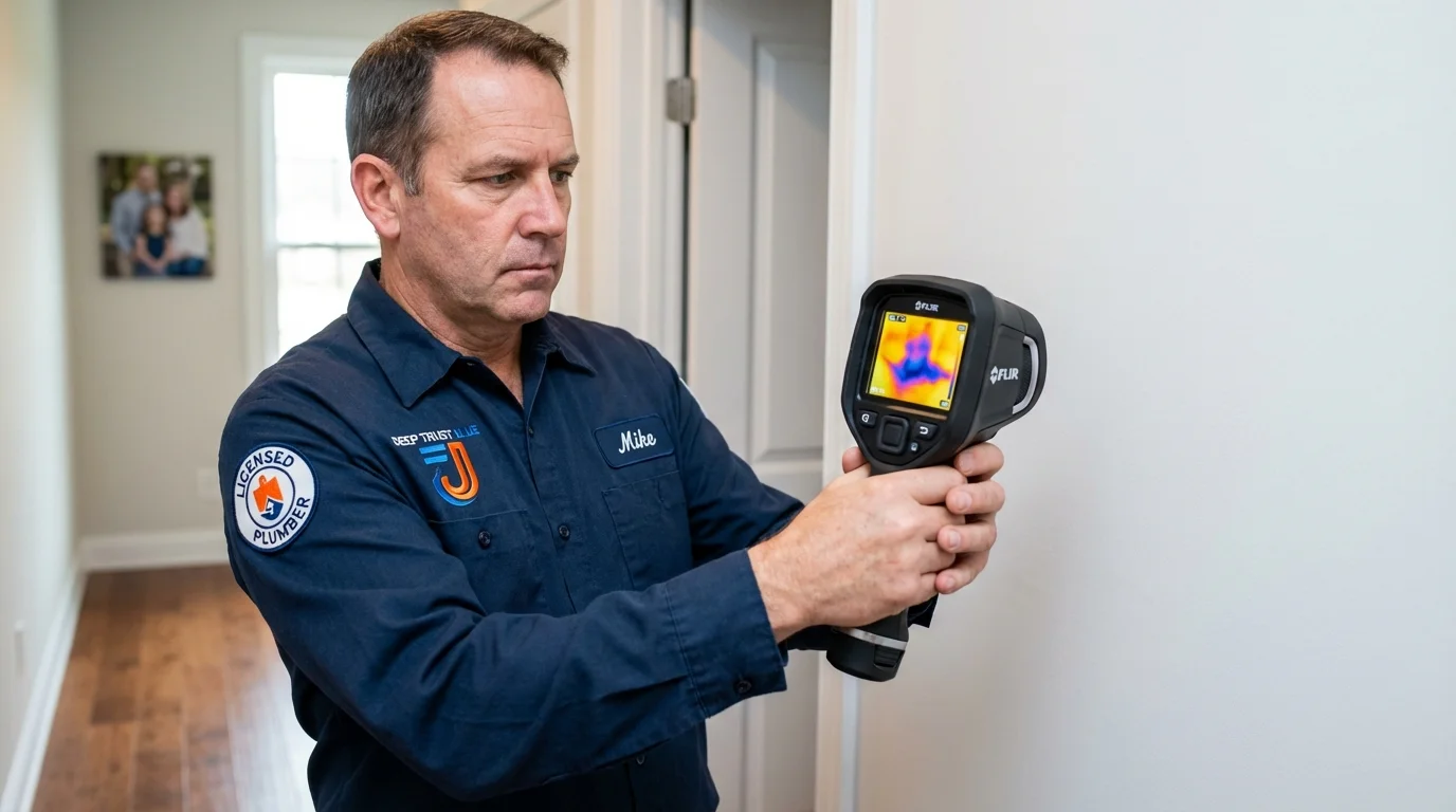 Thermal imaging leak detection by Johns Plumbing LLC in Breckenridge